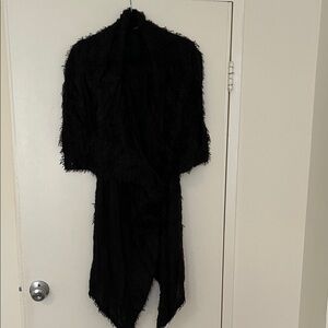 Ann Demeulemeester Black Textured Vest